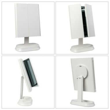 Glam Hobby Led Lighted Mirror w/ Magnifying Portable. View a larger version of this product image.