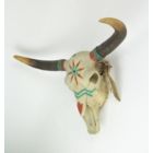 Alternate image 1 for DWK Corporation Native Spirit Southwestern Design Steer Skull Wall Hanging Hand Painted Accents