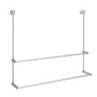 Alternate image 0 for Smedbo No Drill Double Towel Rail For Shower Glass