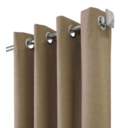 Plow & Hearth ThermaPlus Slubbed Blackout Curtains with Grommets, 95