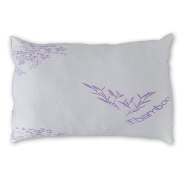 Cotton House - Lavender Infused Bamboo Pillow, King Size, Made in Canada. View a larger version of this product image.