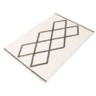 Alternate image 3 for Chaudhary Living 7.75' x 10' Off White and Charcoal Gray Moroccan Rectangular Shag Area Throw Rug