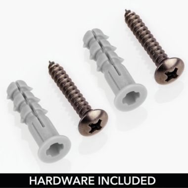 mDesign Metal Shoe Display & Storage Rack, 4 Tier, Wall Mount. View a larger version of this product image.