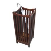 D-Art collection Mahogany Hardwood Finish Visalia Umbrella Stand / Holder
