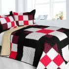 Alternate image 0 for Blancho Bedding Romantic Girl 3PC Vermicelli-Quilted Patchwork Quilt Set (Full/Queen Size)