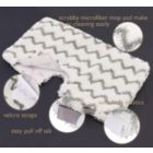 Alternate image 3 for Stock Preferred Steam Mop Pad with Scrub Strips Microfiber Replacement Pad 3 pcs