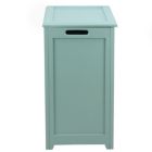 Alternate image 3 for Oceanstar Design Group Oceanstar Storage Laundry Hamper, Turquoise