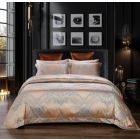 Alternate image 1 for Dolce Mela Home Decorative Duvet Cover Set, 6 Piece Jacquard Bedding, Queen Size - Nantes
