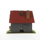 Alternate image 3 for Zingz & Thingz 10.25" Gray and Red Cottage Winery Hanging Birdhouse