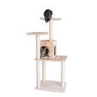 Alternate image 0 for GleePet 57-Inch Real Wood Cat Tree In Beige With Two-Door Condo