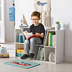 Alternate image 2 for HOMCOM Toy Chest Kids Cabinet Storage Organizer Children Display Shelf for Toys Clothes Books Bedroom, White