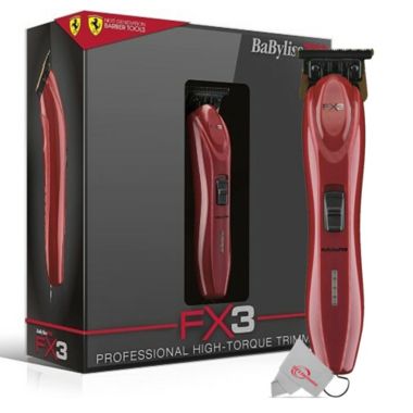 BabylissPro FX3 Professional High-Torque Cordless Trimmer FXX3T - Red. View a larger version of this product image.