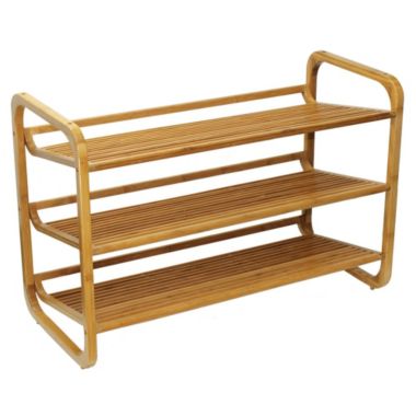 Oceanstar Design Group Oceanstar SR1231 3 Tier Bamboo Shoe Rack. View a larger version of this product image.
