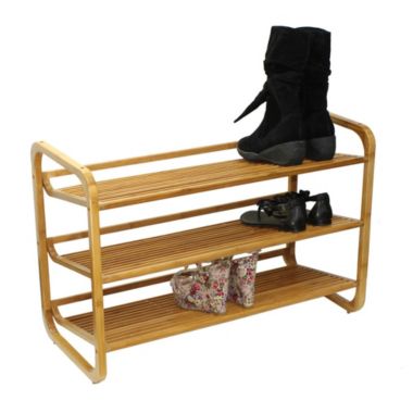 Oceanstar Design Group Oceanstar SR1231 3 Tier Bamboo Shoe Rack. View a larger version of this product image.