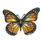 Alternate image 0 for Direct International 16 Inch Metal Spotted Butterfly Sculpture Wall Hanging Decor Outdoor Garden Art