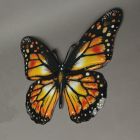 Alternate image 1 for Direct International 16 Inch Metal Spotted Butterfly Sculpture Wall Hanging Decor Outdoor Garden Art