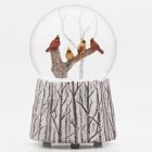 Alternate image 0 for Musical 5.25 Inch Cardinals on Branch 80MM Glitterdome
