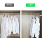 Alternate image 2 for Kitcheniva 12-Pieces Space Saving Hanger Hook Add On Hooks Double Hang Clothes Closet Organizer