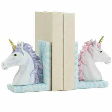 Dragon Crest Magical Unicorn Bookends. View a larger version of this product image.