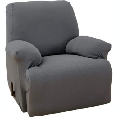 MarCielo 1 Piece Stretch Recliner Slipcover Chair Recliner Cover Grey. View a larger version of this product image.
