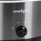 Alternate image 3 for Classic 6 Quart Oval Slow Cooker in Black Stainless Steel With Stoneware Crock