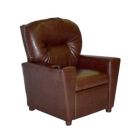 Alternate image 0 for Dozydotes Child Cup Holder Recliner - Pecan Brown Leather Vinyl DZD11534