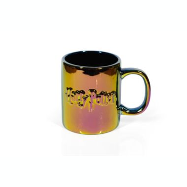 Harry Potter Logo 11oz Ceramic Coffee Mug with Iridescent Metallic Holographic Finish for Lattes, Cappuccino, Milk, Hot Chocolate Beverages & Warm Butterbeer - Unique Novelty Gift Idea for Men & Women. View a larger version of this product image.