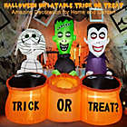 Alternate image 0 for CAMULAND Halloween Inflatable Built-in LED Lights Blow Up Yard Decoration with Mummy, Vampire, Green-Faced Ghost and TRICK OR TREAT