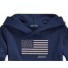 Alternate image 1 for Ralph Lauren Little Boy's Embroidered Terry Cotton Hoodie Blue Size 6