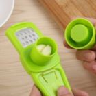Alternate image 1 for Kitcheniva Plastic Stainless Steel Garlic Press Chopper Green