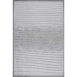 nuLOOM Danna Raised Striped Indoor/Outdoor Area Rug, 8' x 10', Gray
