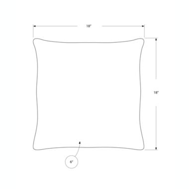 Monarch Specialties I 9337 Pillow - 18" X 18" / Silver Satin / 2pcs. View a larger version of this product image.