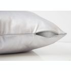 Alternate image 3 for Monarch Specialties I 9337 Pillow - 18" X 18" / Silver Satin / 2pcs