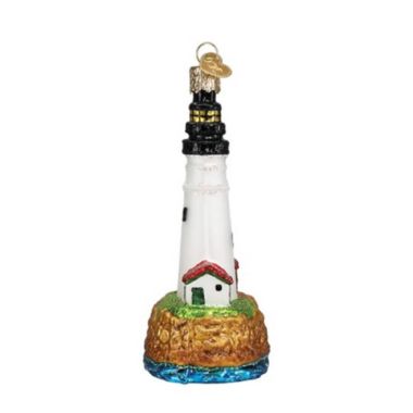 Old World Christmas 20117 Glass Blown Portland Head Lighthouse Ornament. View a larger version of this product image.
