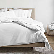 Bare Home 100% Organic Cotton Duvet Cover Set - Smooth Sateen Weave - Warm & Luxurious - Eco-friendly (White, King/California King)