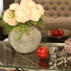 Alternate image 2 for Kingston Living 10" Silver Spiked Bottle Shaped Vase Decor