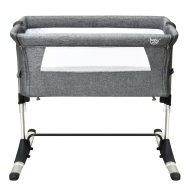 Slickblue Travel Portable Baby Bed Side Sleeper Bassinet Crib with Carrying Bag-Gray. View a larger version of this product image.