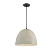 Trade Winds Lighting TW90098-MBK Carson Concrete Pendant Light in Matte Black
