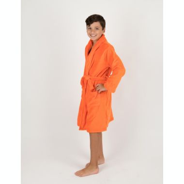 Leveret Kids Shawl Collar Fleece Robe. View a larger version of this product image.