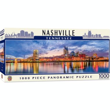 MasterPieces 1000 Piece Jigsaw Puzzle For Adults, Family, Or Kids - Nashville Panoramic - 13"x39". View a larger version of this product image.