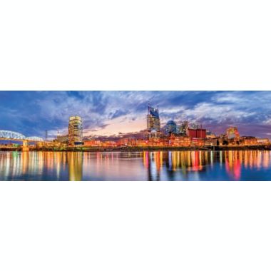 MasterPieces 1000 Piece Jigsaw Puzzle For Adults, Family, Or Kids - Nashville Panoramic - 13"x39". View a larger version of this product image.