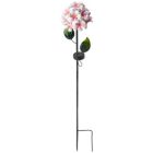 Alternate image 0 for Ganz 36" Pink Hydrangea Light up Solar Lawn Stake