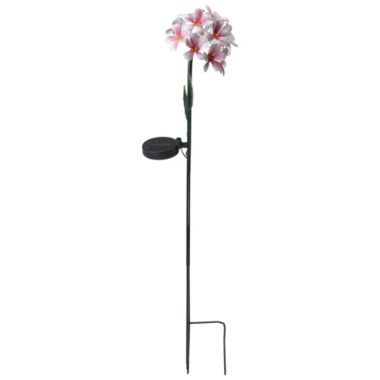 Ganz 36" Pink Hydrangea Light up Solar Lawn Stake. View a larger version of this product image.