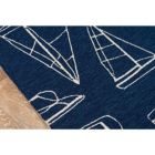 Alternate image 2 for Momeni Veranda Area Rug, Navy, 9' X 9' Round