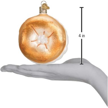 Old World Christmas 32221 Glass Blown Bagel Ornament. View a larger version of this product image.