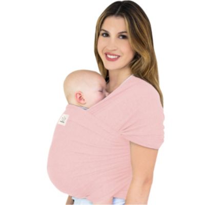 KeaBabies Baby Wraps Carrier, Baby Sling, All in 1 Stretchy Baby Sling Carrier for Infant (Dusty Pink)