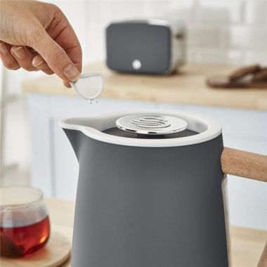 Swan - Nordic Collection Electric Kettle, 1.7 Liter Capacity, 1500 Watts, Matte Gray. View a larger version of this product image.