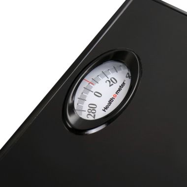 Health O Meter Compact Rotating Dial Scale in Black. View a larger version of this product image.