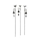 Alternate image 0 for Things2Die4 Set of 3 Metal Humming Bird Butterfly Garden Stake Bell Outdoor Decor Yard Art