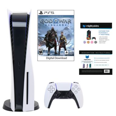 Sony PlayStation 5 Core Console with God of War Ragnarok with Voucher. View a larger version of this product image.